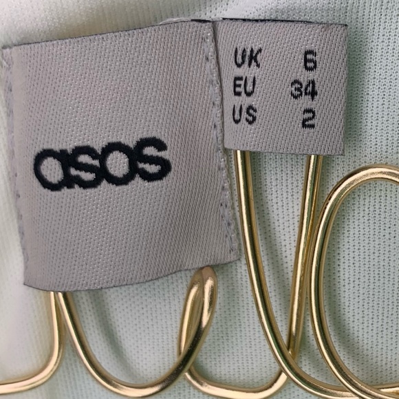 🚨 LAST CHANCE. CLOSING 9.16 🚨 ASOS Premium Mesh Plunge Neck Debutante Dress - Picture 9 of 10